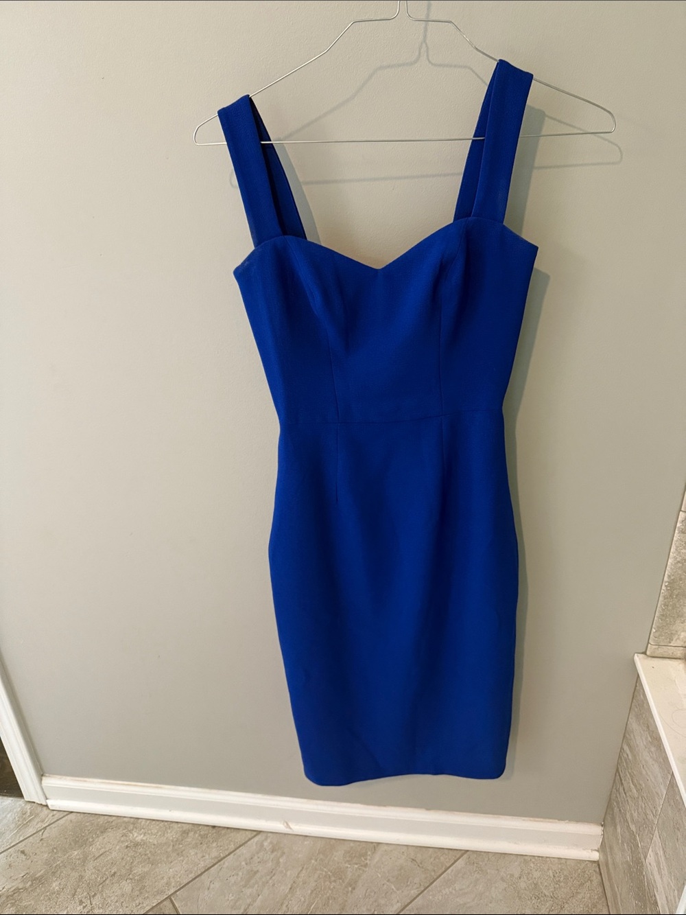 Dress the Population Royal Blue Midi Sheath Dress